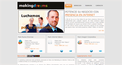 Desktop Screenshot of makingdreams.es
